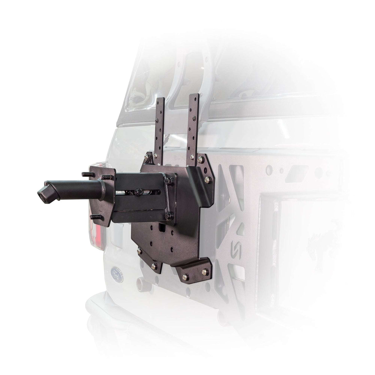 Adjustable Tire Carrier and Camera Mount for Ford Bronco