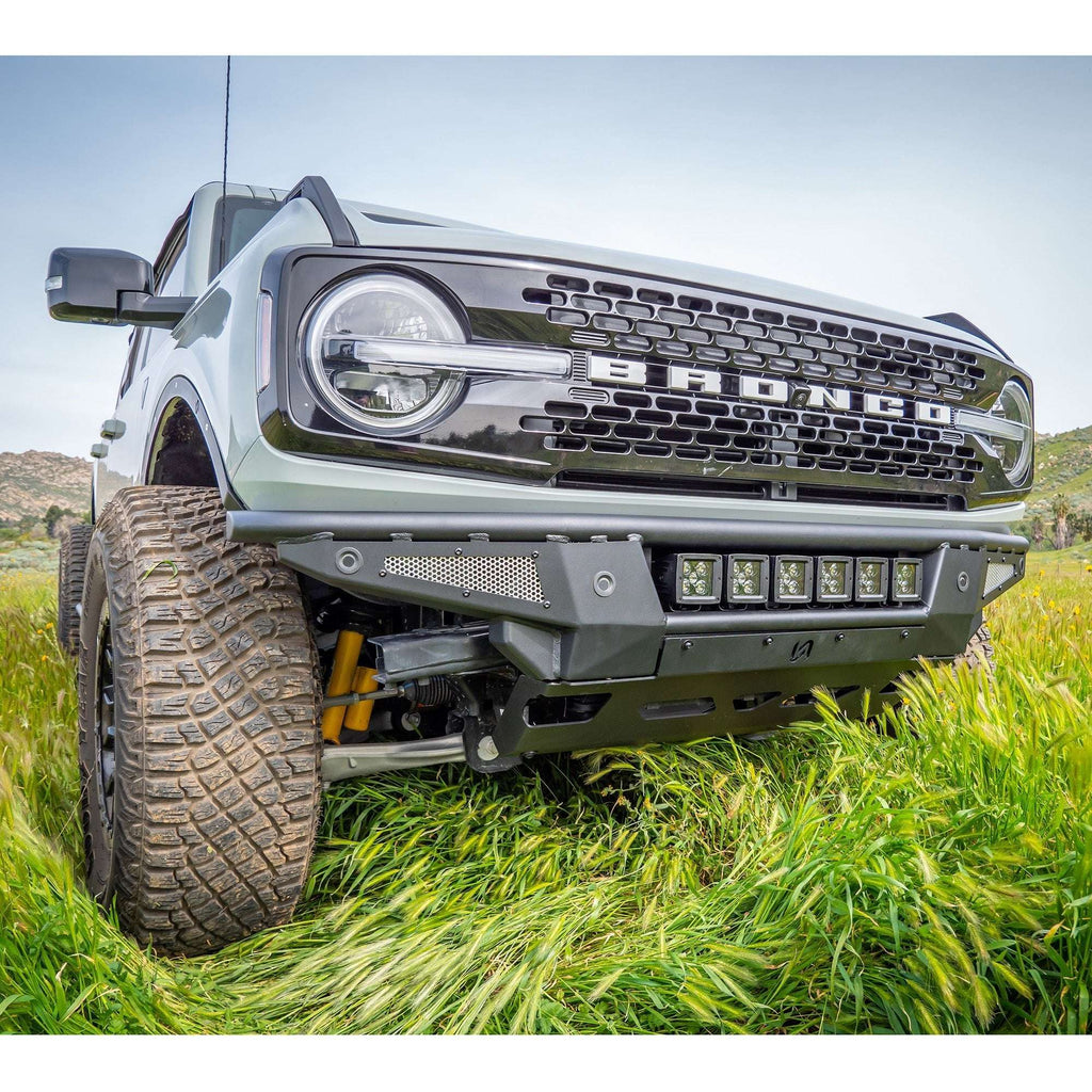 Baja Tubular Front Bumper and Skid Plate for Ford Bronco