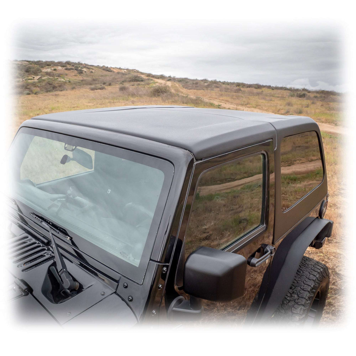 2-Piece Fastback Hard Top for Jeep Wrangler JK 2-Door