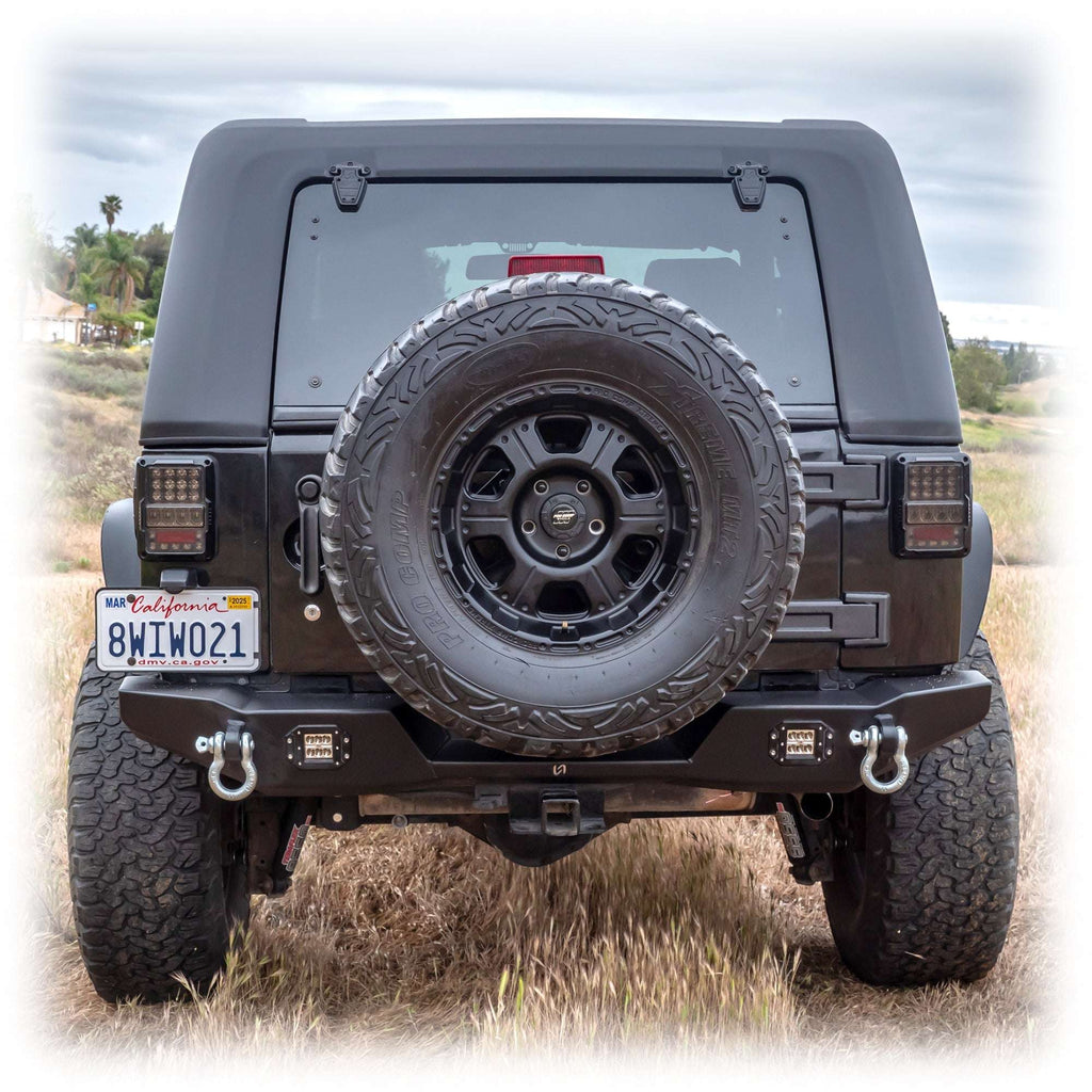2-Piece Fastback Hard Top for Jeep Wrangler JK 2-Door