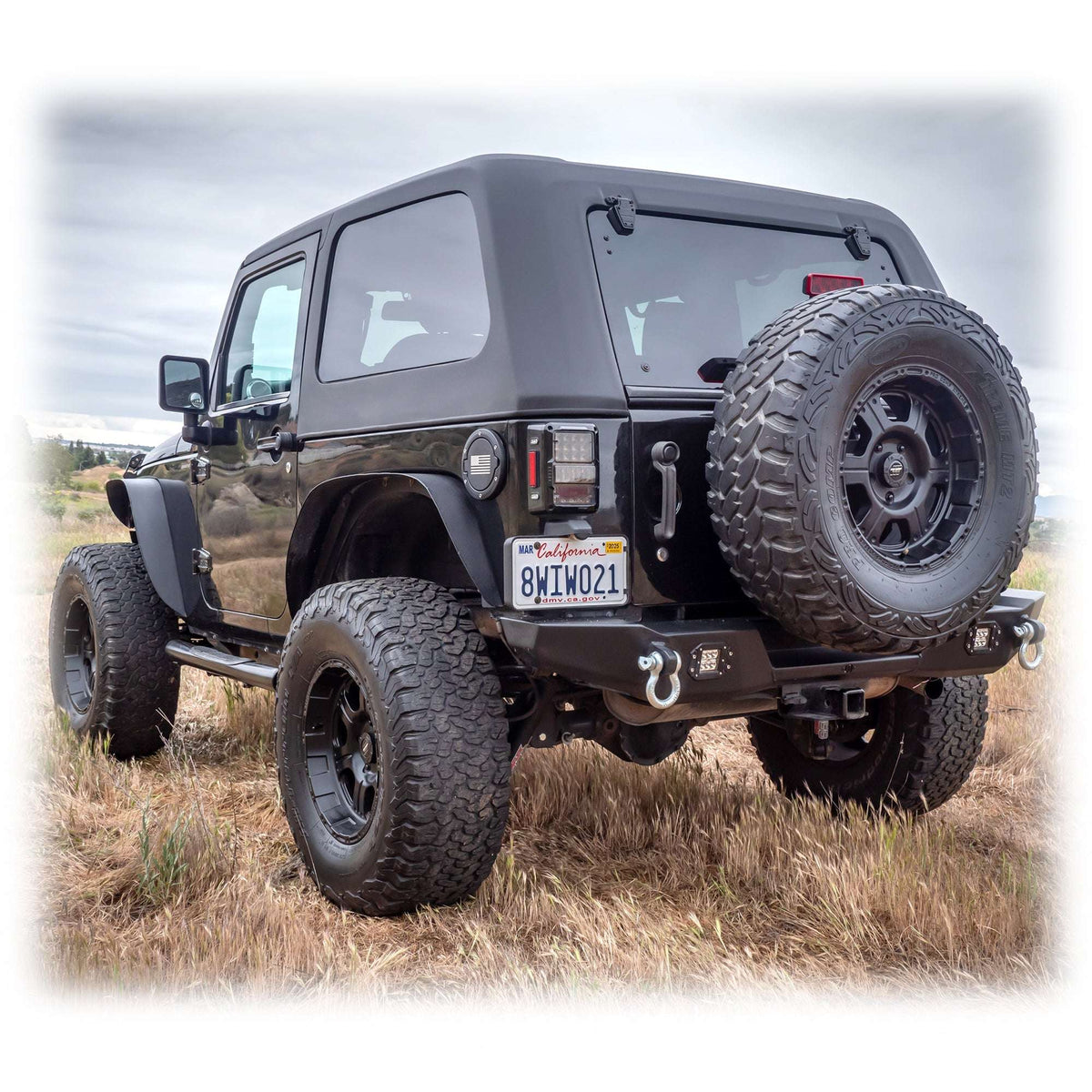 2-Piece Fastback Hard Top for Jeep Wrangler JK 2-Door
