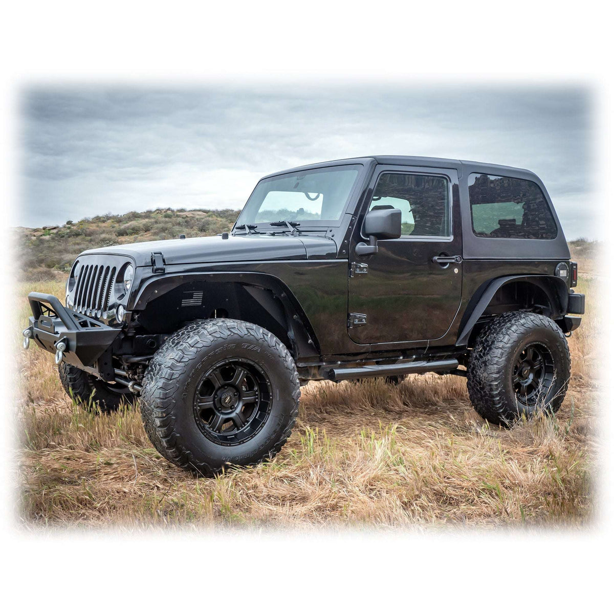 2-Piece Fastback Hard Top for Jeep Wrangler JK 2-Door