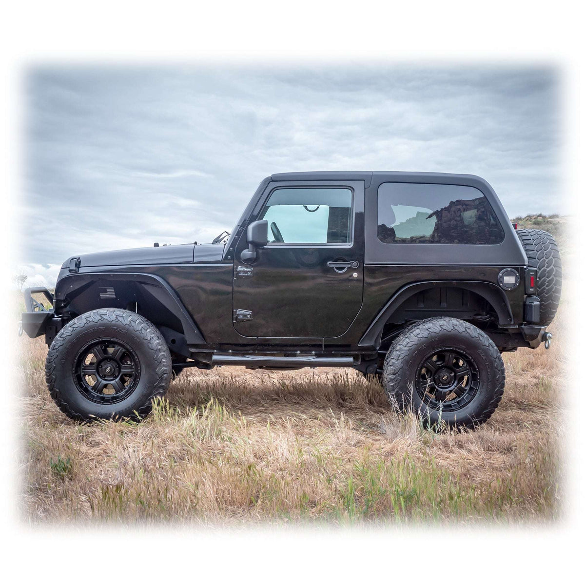 2-Piece Fastback Hard Top for Jeep Wrangler JK 2-Door