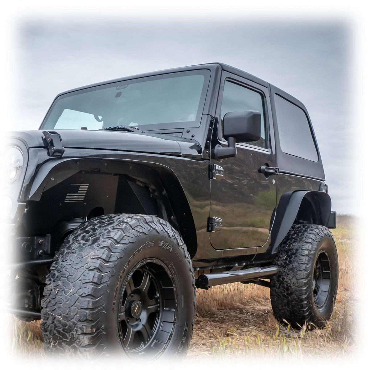 2-Piece Fastback Hard Top for Jeep Wrangler JK 2-Door