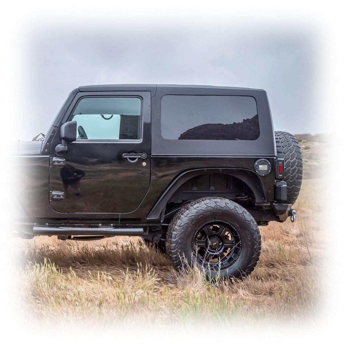 Squareback 2-Piece Hard Top for Jeep Wrangler JK 2-Door