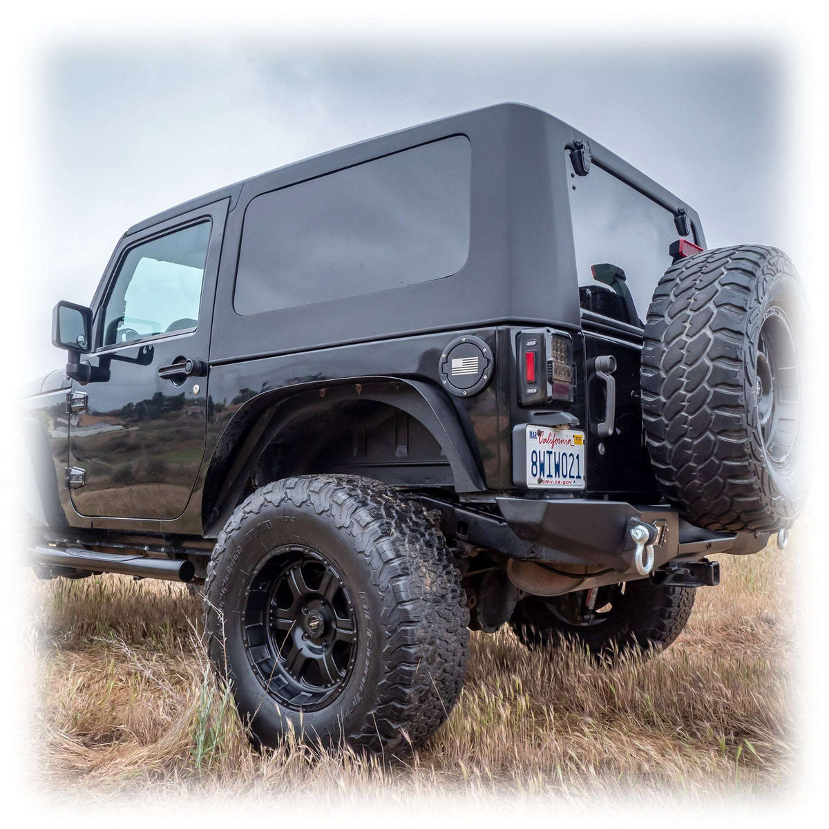 Squareback 2-Piece Hard Top for Jeep Wrangler JK 2-Door