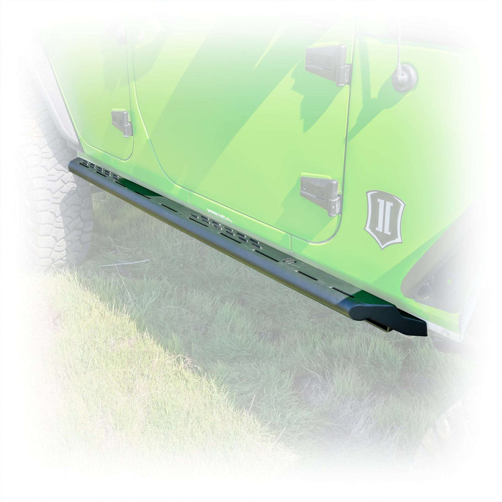 Rock Slider Steps with Frame-Mount System for Jeep Wrangler JK 4-Door